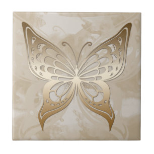 Golden Butterfly Tegeltje