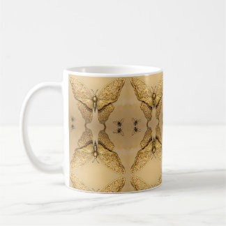 Golden Butterfly Wildlife Liefhebbers Koffiemok