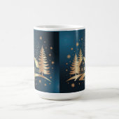 Golden Cabin Blue Morphing Mug Magische Mok (Midden)