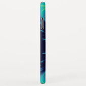 GOLDEN CADUCEUS VETERINAIR SYMBOOL / Blauwgroen bl Case-Mate iPhone Case (Achterkant/rechts)