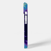 GOLDEN CADUCEUS VETERINAIR SYMBOOL / Paars blauw Case-Mate iPhone Case (Achterkant / Links)