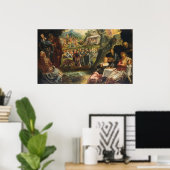 Golden Calf - Jacopo Tintoretto Poster Art (Bureau à domicile)