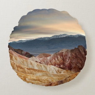 Golden Canyon op Sunset Rond Kussen