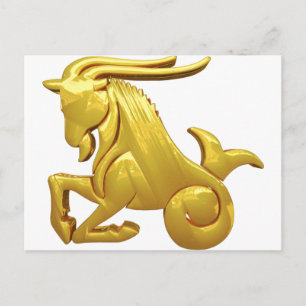 Golden Capricorn Briefkaart