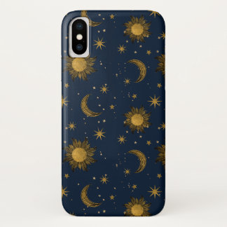 Golden Celestial iPhone X Hoesje