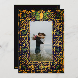 Golden Celtic Knot Bedankkaart