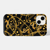 Golden chain iPhone hoesje (Achterkant horizontaal)