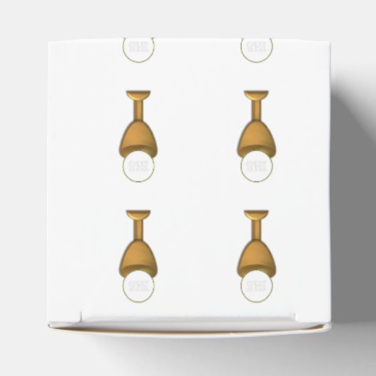 Golden Chalice en Host - Heilige Communie Bedankdoosjes (Bovenkant)