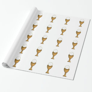 Golden Chalice en Host - Heilige Communie Cadeaupapier