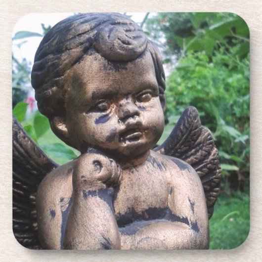 Golden Cherub Drankjes Onderzetter (Voorkant)