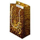 Golden Chien Année Chinoise Papier coupé S Sac cad (Devant Angle)