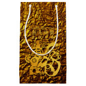 Golden Chien Année Chinoise Papier coupé S Sac cad (Devant)