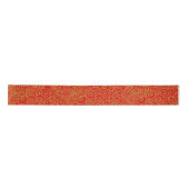 Golden Chinese Auspicious Clouds Pattern op Red Lint (Voorkant)