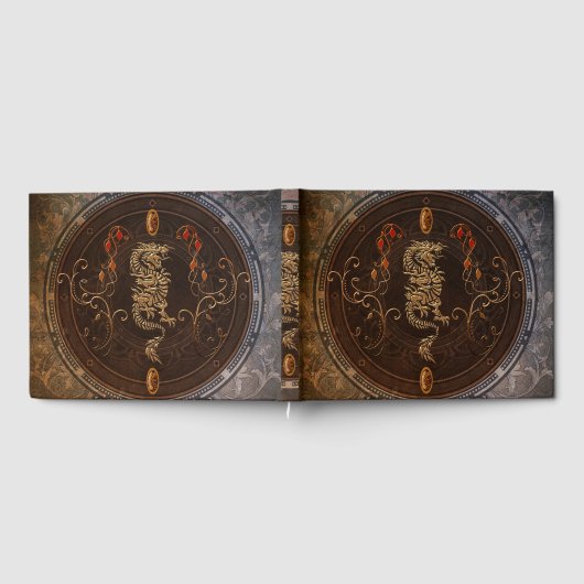 Golden chinese draak gastenboek (Volledig)