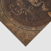 Golden chinese draak tissuepapier (Detail)