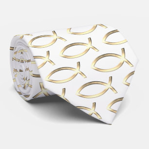 Golden Christelijkste vis Vertrouwen Stropdas