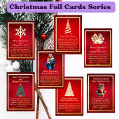 Golden Christmas Tree Folie Kaart