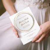 Golden Circle Lijst huwelijksuitnodiging Kaart