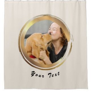 Golden Circle Loving Pet Moderne Gordijnen