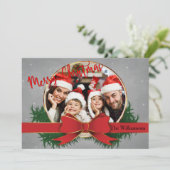 Golden cirkelvormig Lijst met rode foto (Staand voorkant)