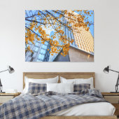 Golden City Canvas Afdruk (Insitu (Slaapkamer))