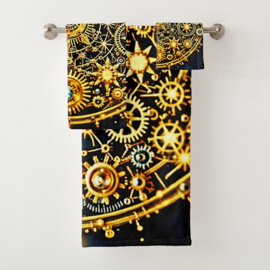 Golden Clockwork Celestial Art (En situation)