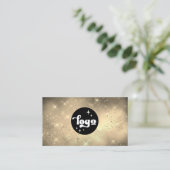 golden cloud ajouter votre logo carte de visite (Debout devant)