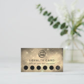 Golden Cloud Loyalty Card Visitekaartje (Staand voorkant)
