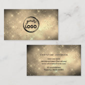 Golden Cloud voor je logo Visitekaartje (Voorkant / Achterkant)