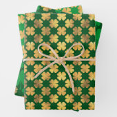 Golden Clover Charm 🍀 Inpakpapier Vel (In situ)