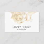 Golden Coastal Elegant Visitekaartje (Voorkant)