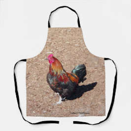 Golden Cockerel Rooster apron Schort