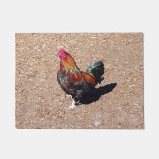 Golden Cockerel Rooster doormat Deurmat