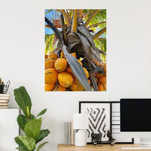 Golden Coconuts Poster (Thuiskantoor)