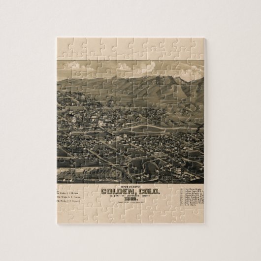 Golden Colorado 1882 Legpuzzel (Verticaal)