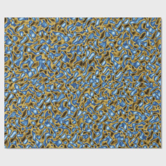 Golden colours pattern cadeaupapier (Vlak)