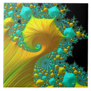 Golden Cone Ceramic Tile Design Tegeltje