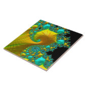 Golden Cone Ceramic Tile Design Tegeltje (Zijkant)