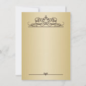 Golden confetti 100th Birthday Party Invitation Kaart (Achterkant)