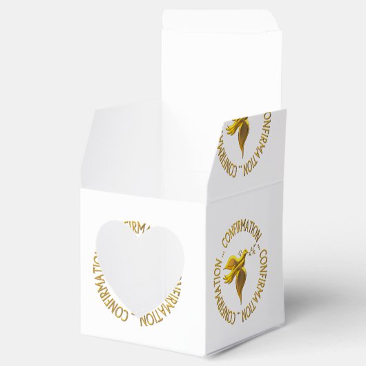Golden Confirmation en Heilige Geest Bedankdoosjes (Geopend)