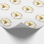 Golden Confirmation en Heilige Geest Cadeaupapier (Hoek)