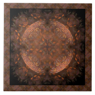 Golden Copper Shimmer Ceramic Tegel Tegeltje