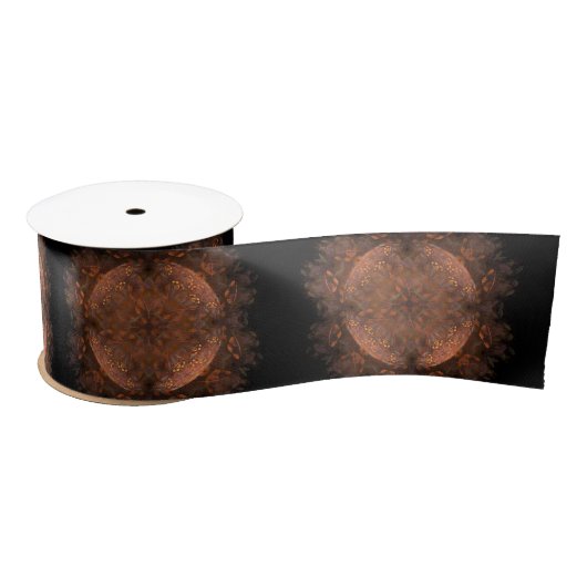 Golden Copper Shimmer Satin Ribbon Lint (Spoel)