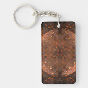 Golden Copper Shimmer Sleutelhanger