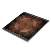 Golden Copper Shimmer Tile Tegeltje (Zijkant)