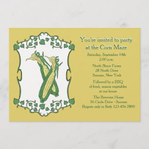 Golden Corn Uitnodiging