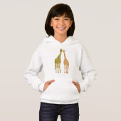 Golden Couple Giraffe Hoodie (Voorkant volledig)