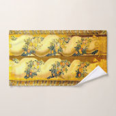 Golden Couronne de Fleurs (Serviette à main)