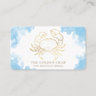*~* Golden Crab Fine Dining by the Zee Beach Visitekaartje