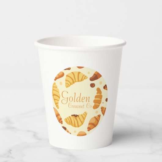 Golden Crescent Co Papieren Bekers (Voorkant)